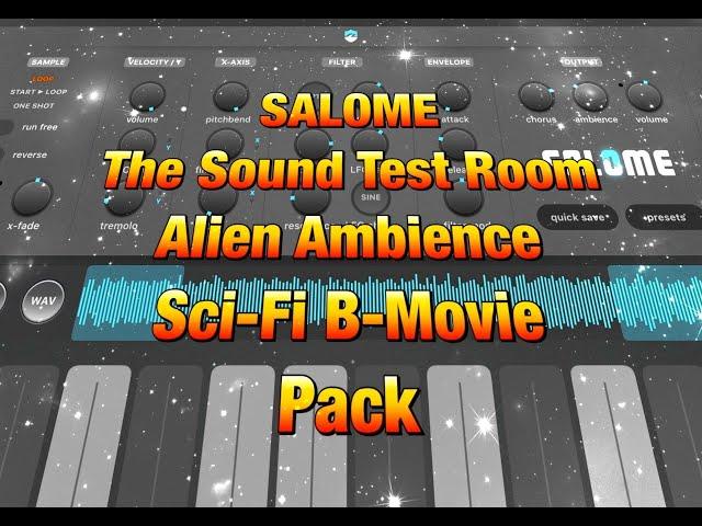 SALOME - Alien Ambiance Sci-Fi B-Movie Pack by The Sound Test Room - 65 Presets