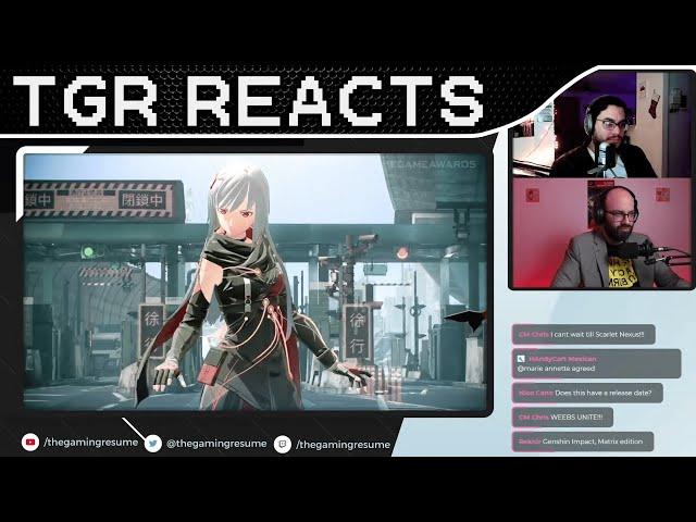 Scarlet Nexus Reaction  | The Game Awards 2020