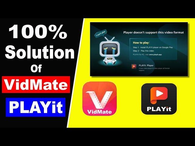 VIDMATE PROBLEM SOLUTION - VIDMATE PROBLEM FIX