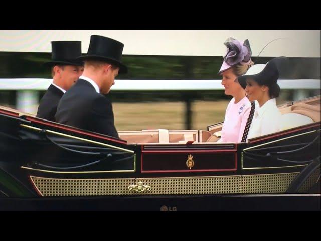 British Royal Family Arrive & Meghan's Debut ALL MOMENTS - Royal Ascot Day 1 - 2018