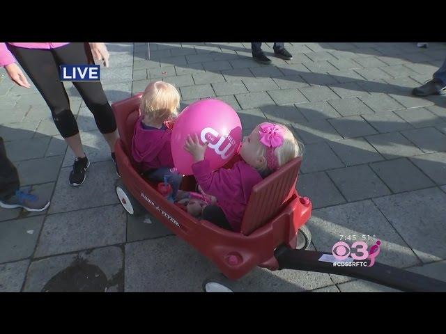 Katie Fehlinger's Twins Take Part In Race For The Cure