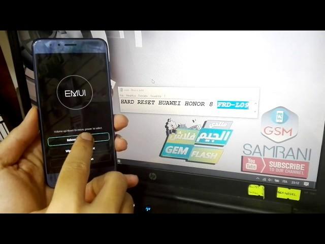 HARD RESET HUAWEI HONOR 8 FRD-L09  | Remove Lock Screen | Pin | Pattern | Password
