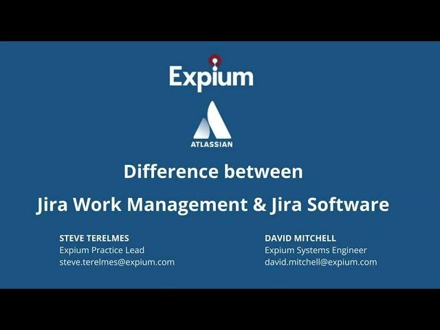 Difference between Jira Work Management and Jira Software in under 10 minutes