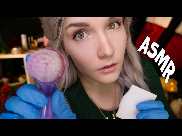 ASMR [RP]   Winter Cosmetologist [Face cleaning and care]