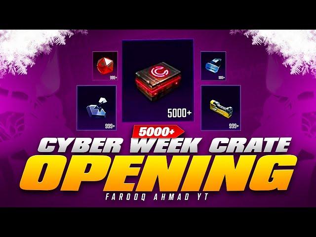 Opening 500+ Cyber Week Lucky Crates |  PUBG MOBILE 