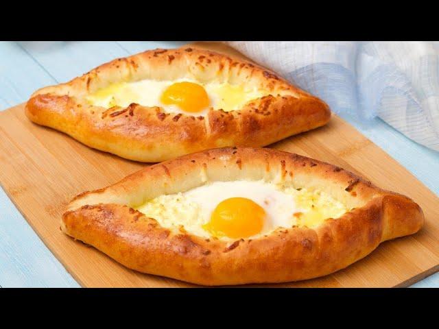 Georgian Cheese Stuffed Bread (Khachapuri)