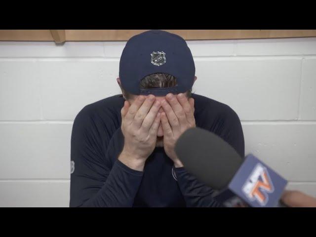 Leon Draisaitl vs Reporters