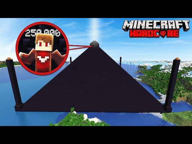 XXL-Pyramide aus 250.000 Obsidian (Minecraft Hardcore) | Flexi