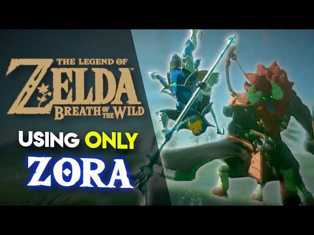 Can you BEAT Breath of the Wild using ONLY Zora Gear??