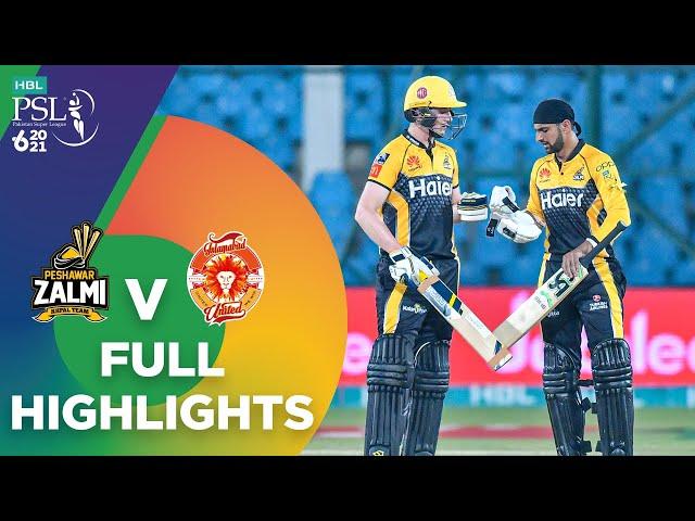 Full Highlights | Peshawar Zalmi vs Islamabad United | Match 10 | HBL PSL 6 | MG2T