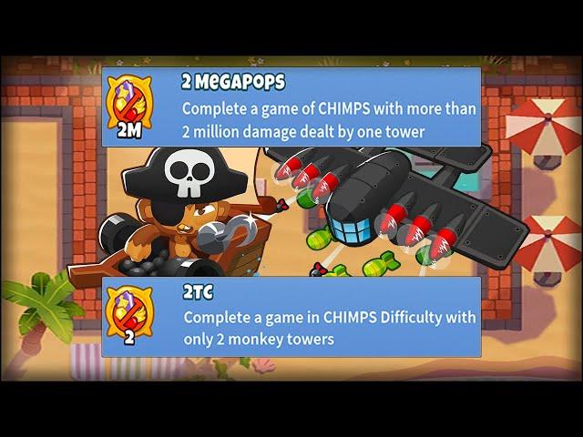 Cannon Ship & Flying Fortress - 2 Megapops 2TC Achievements Run