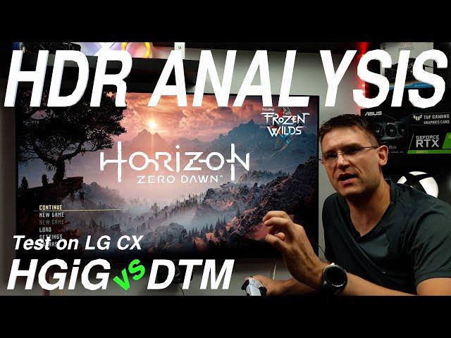 Horizon Zero Dawn PS5 - HDR Analysis on LG CX - A hard decision between HGiG and DTM