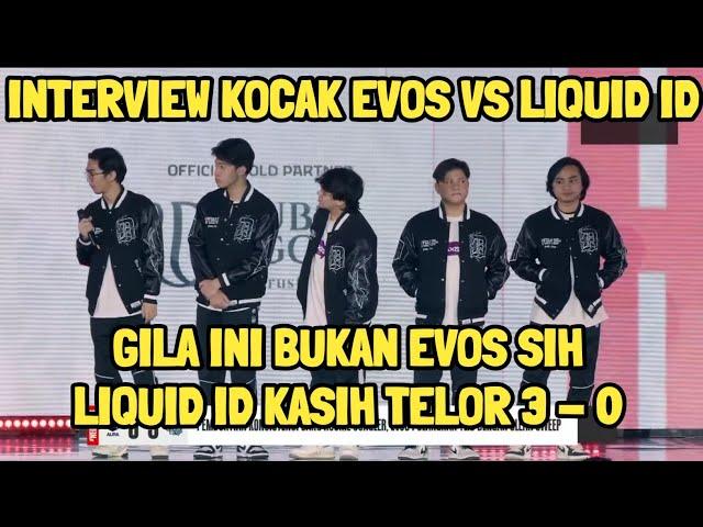 Interview Kocak EVOS Glory Vs Liquid Id Di Play Off ~ Mpl13 Mobile Legends