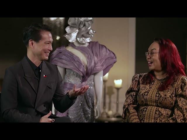 EXCLUSIVE:  Janet Nepales interviews Filipino Designer Francis Libiran at LA Fashion Week 2022