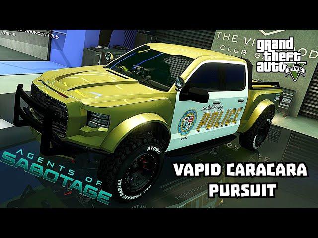 Vapid Caracara Pursuit - Vehicle Customize & Review - Agents of Sabotage GTA5 DLC