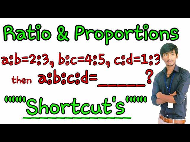 Ratio and Proportions Tricks in Telugu || ratio and proportions shortcuts in telugu 2020