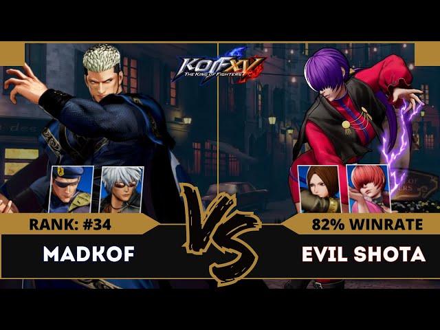 KOFXV⭐ MADKOF (K'/Heidern/Goenitz) vs EVIL SHOTA (O.Shermie/Whip/Shermie)⭐Ranked Match - 16/04/24