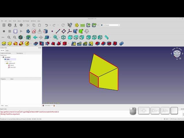 FreeCAD Part Design Loft - How to Create a Simple Loft