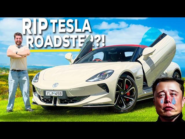 2025 MG Cyberster Review: China's 1st MASS PRODUCED SUPERCAR?! RIP Tesla Roadster?!