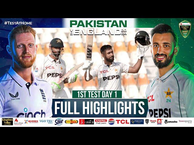 Full Highlights | Pakistan vs England | 1st Test Day 1 | PCB | M4B1A