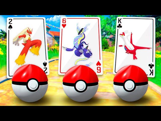 We Draw a Random Card to Decide Our Starter Pokemon!