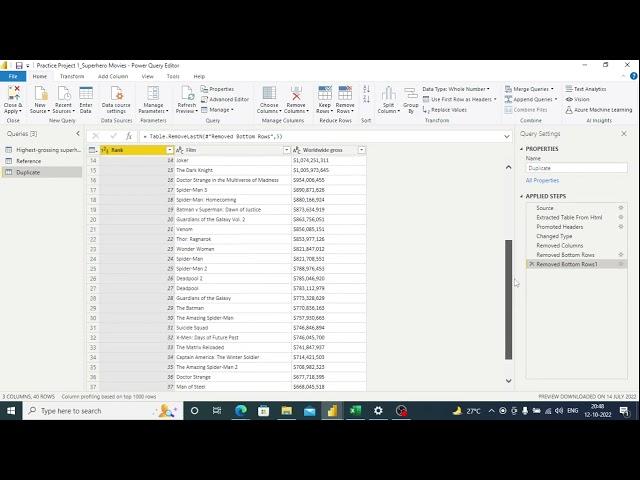 Understanding Difference between Reference and Duplicate in Power Query