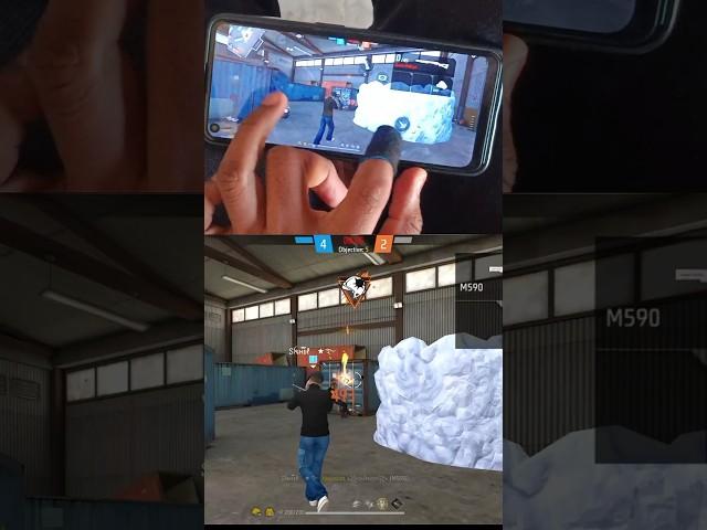 FF Handcam Gameplay Mobile Short | On Vivo 2 GB RAM Phone | #handcam #freefire #trending #shorts 