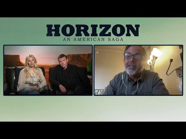 Horizon An American Saga Chapter 1: Sienna Miller and Sam Worthington Interview
