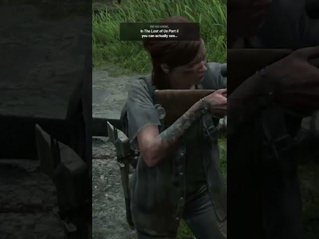 STAGES OF ELLIE'S TATTOO - The Last of Us Part II - DIG #Shorts