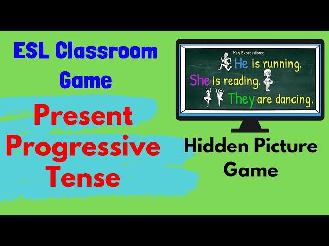 Present Progressive Tense | ESL Game