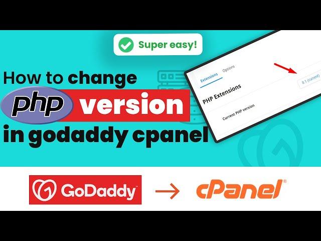 How to change php version in cPanel GoDaddy 2024 | Initial Solution