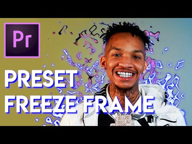 DISTORT FREEZE FRAME TRANSITION + FREE PRESET (premier pro)