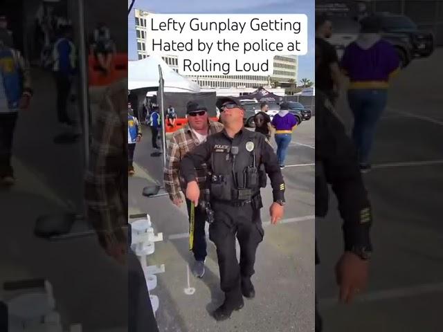 Lefty Gunplay arrested By Feds { Rolling Loud Concert Back stage today 2025