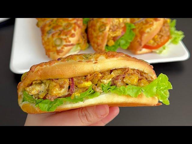 The tastiest and extra soft Sandwich! Marinated Chicken Sandwich! Ramadan 2024!