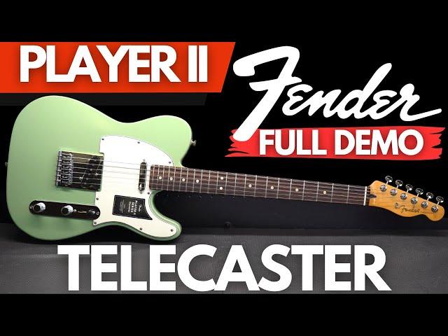 Fender Player II TELECASTER Rosewood FULL DEMO