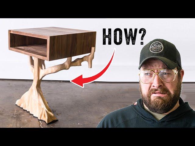 IMPOSSIBLE Ugly Tree Table I Almost Threw Away!