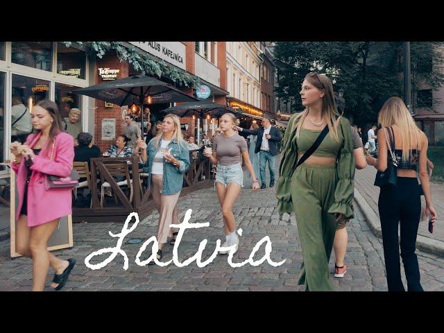 Riga Latvia Walking Tour 2024 4k   Old Town Riga Festival, Tourist Attractions, Full Tour