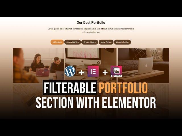Filterable Portfolio 100% Free | Powerfolio & Elementor | Portfolio Plugin | Elementor Tutorials