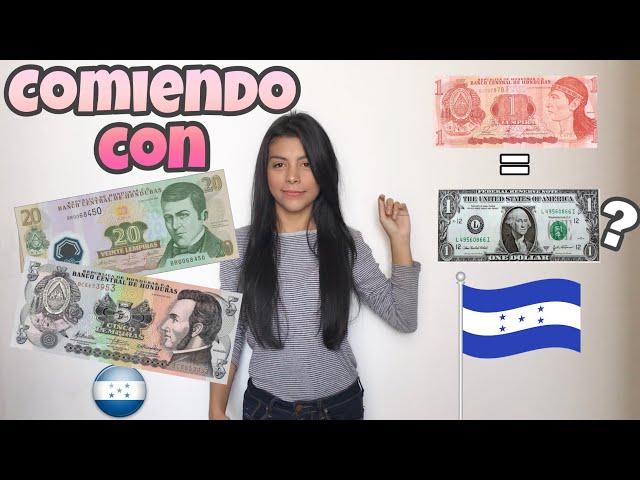 Un día comiendo con solo 25 lempiras en Honduras  (1 dólar)