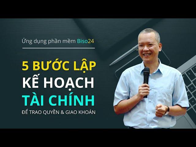 Lập kế hoạch tài chính kinh doanh, trao quyền, giao khoán | Ứng dụng phần mềm Biso24 ERP - Bizcore