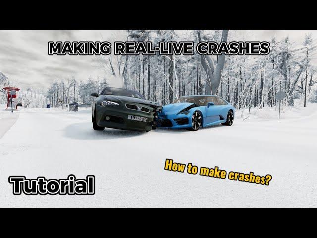 How to make crashes in BeamNG.drive - Tutorial