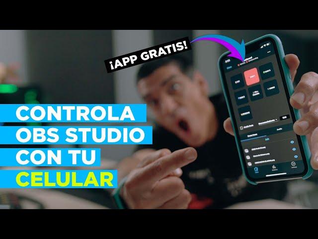  MANEJA OBS Studio desde tu CELULAR  ► ¿Mejor que Stream Deck?