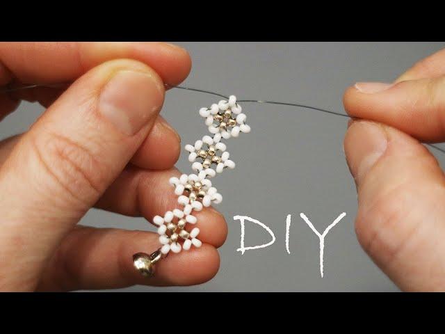 SIMPLE AND BEAUTIFUL How to make a bracelet from beads