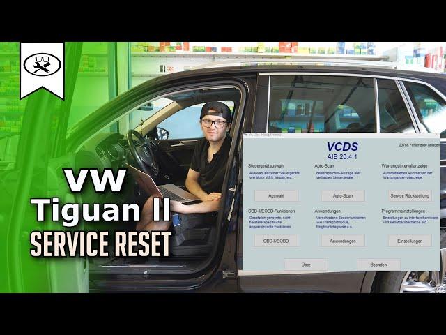 VW Tiguan II Service zurücksetzen | Reset VW Tiguan II service | VitjaWolf | Tutorial | HD |