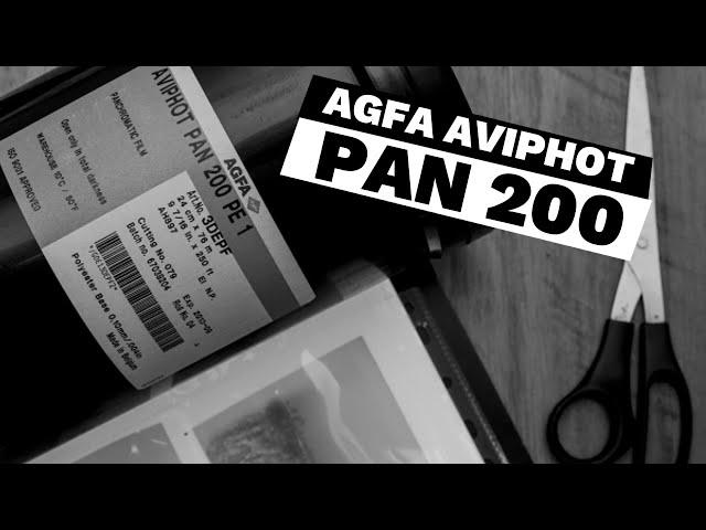 Working with Agfa Aviphot Pan 200 Aerial Film