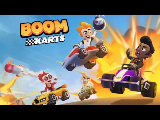 Boom Karts - Jogo de corrida - elimine seu adversário, seja rápido, nitro, bombas, míssil, sabão ...