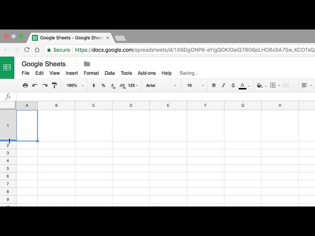 How to Change Cell Height and Width in Google Sheets