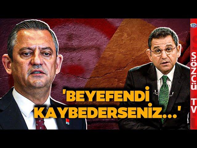 Özgür Özel'in 'Ben Kaybederim!' Sözlerine Fatih Portakal'dan Tarihi Yanıt 'Şirazesi Kaymış Gibi!'