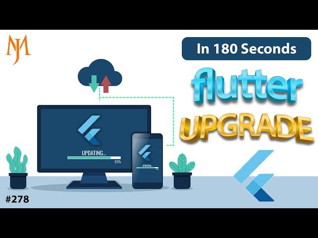 Flutter Tutorial - Flutter Upgrade | In 180 Seconds: Update Flutter SDK To The Latest Version