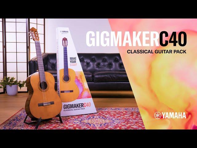 Yamaha Gigmaker C40 - Classical Guitar Pack